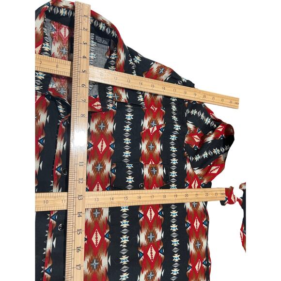 Vintage Panhandle Slim Men's Western Shirt Size L Button Down Pearl Snaps Texas - Picture 8 of 9